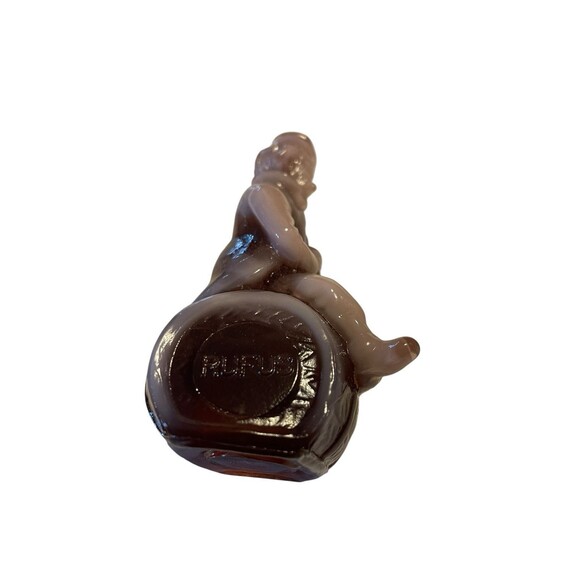 Mosser Slag Glass Clowns Set Of 3 Rufus, Von & Xxey 1980s - Picture 7 of 8